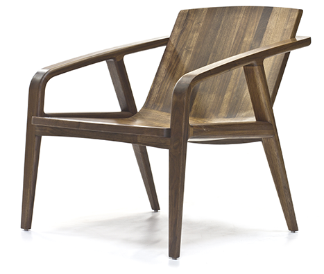 hand crafted wooden chair