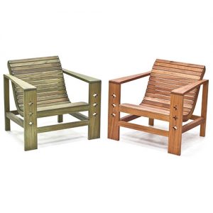 mahogany outdoor chair